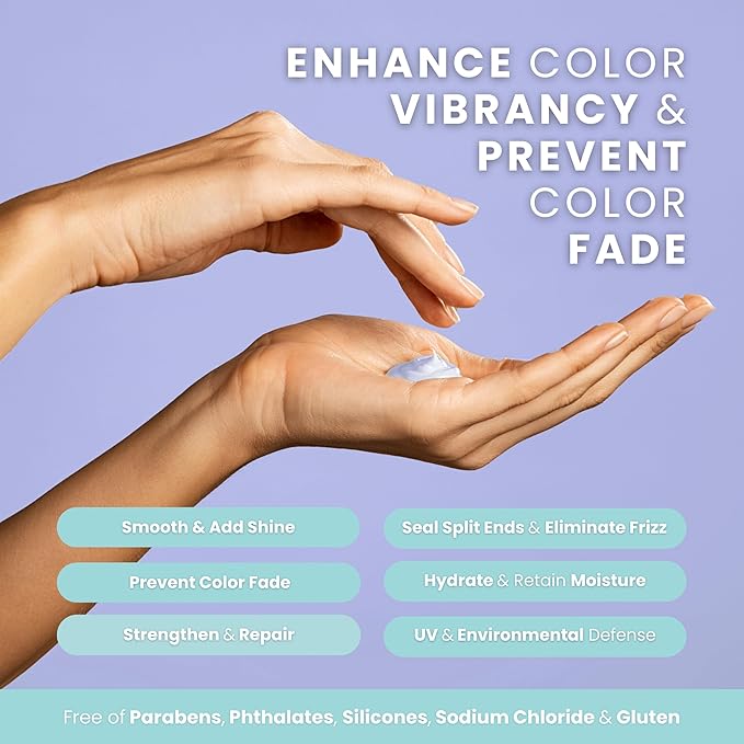 SIMPLY SMOOTH Xtend Keratin Replenishing Color Lock Conditioner Slows Color Fade & Prolongs Hair Color Service Gently Clean & Protect Your Hair Color Sodium Chloride Free 33.8 Fl Oz