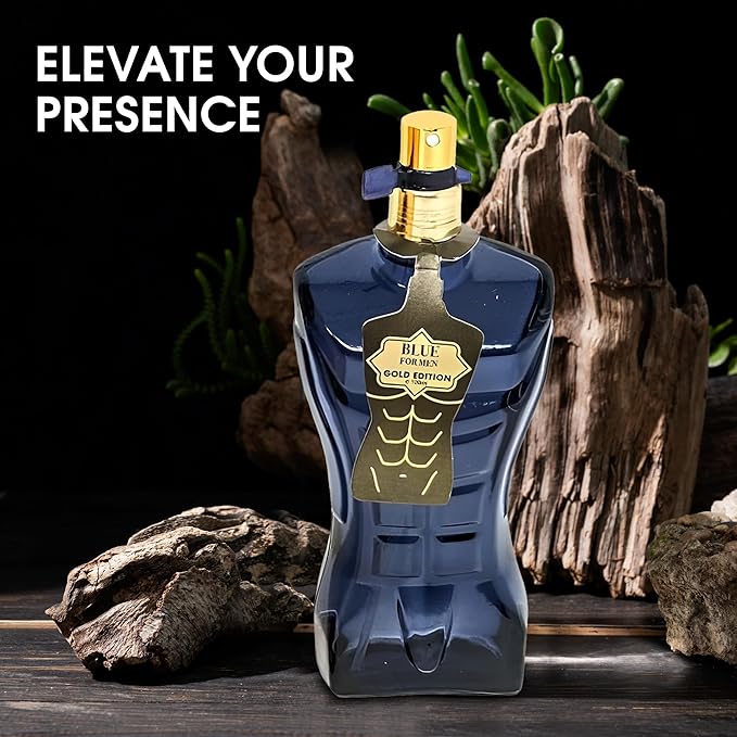 Cologne for Men Set of 4PCS Combo Scent Includes Sean Ultra/Sean Nautical/Blue Ultra/Blue Gold 100Ml Each Fragrance Gift Set for Men All Day Use