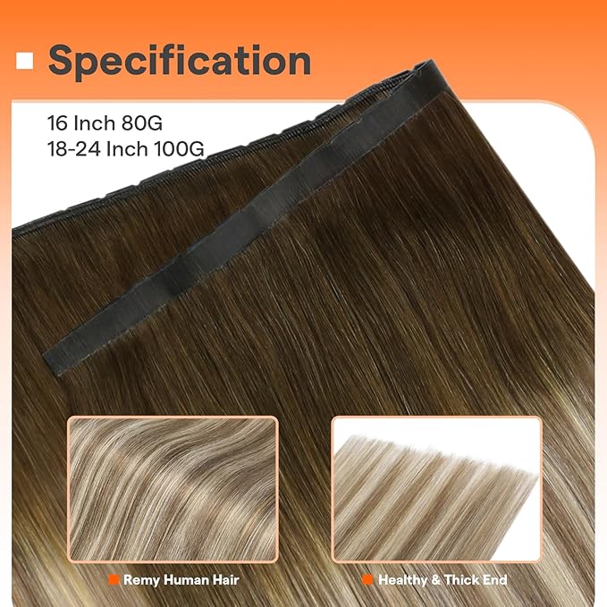 Full Shine Butterfly Weft Hair Extensions Pu Hole Weft Extensions Genius Weft Extensions Color Dark Brown To Light Brown Mix Blonde 20 Inch Hand Tied Add Volume 100G