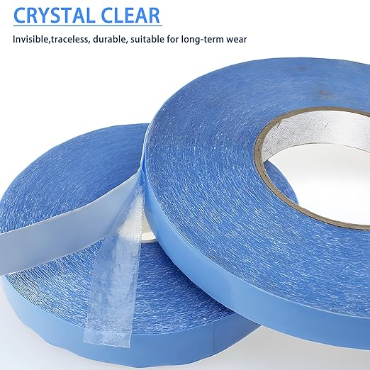 Medical Grade Wig Tape - 3/4''x12Yards Double Sided Adhesive, 4-Week Hold for Lace Front Wigs/Toupees, Hypoallergenic & Waterproof, Easy to Separate (Made in USA)