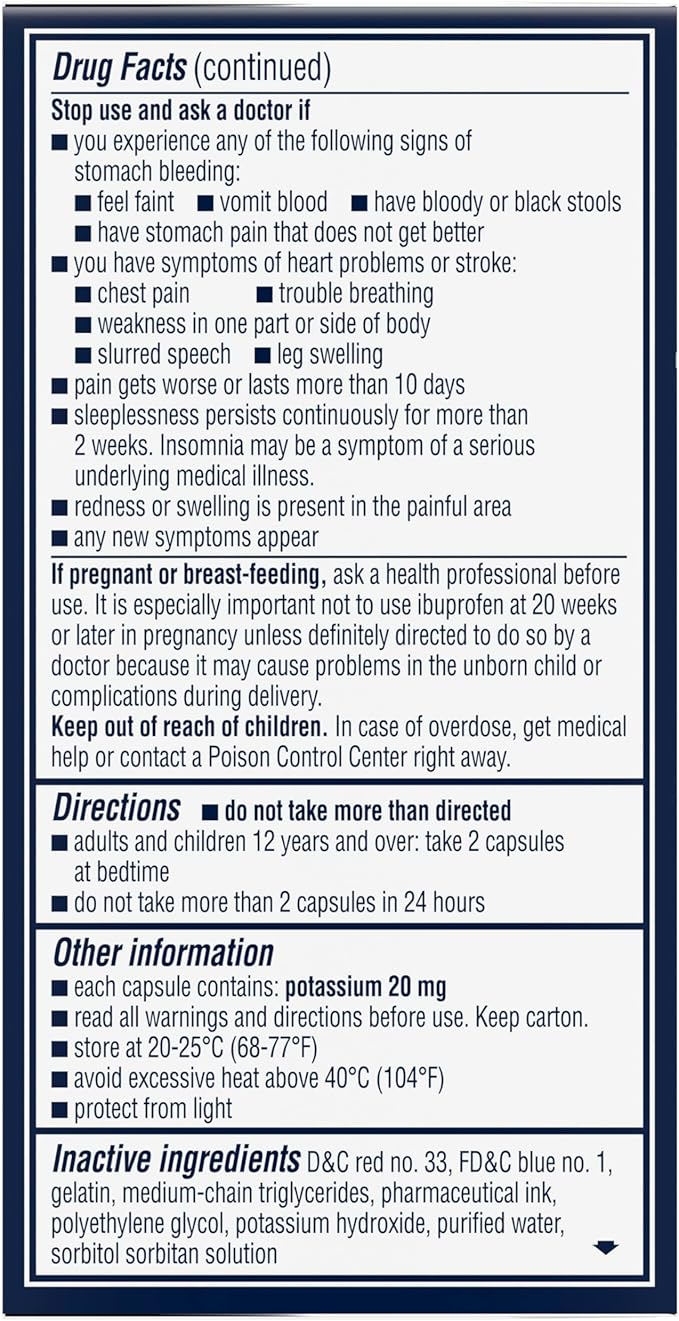 Advil PM Liqui-Gels Minis, 80 Liquid Filled Capsules