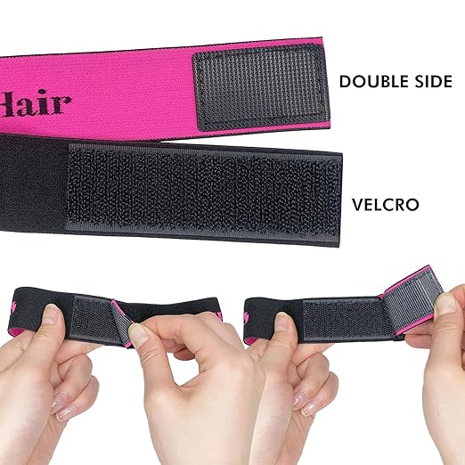Dolahair Lace Glue for Wigs - Waterproof Super Hold Hair Bonding Glue for Weave and Hair Systems - Invisible Extreme Hold (Includes 2 Wig Bands)