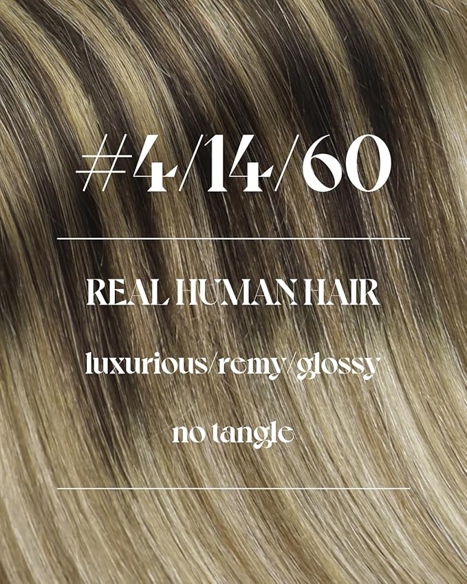 Sunny Hair Weft Hair Extensions Human Hair Ombre Sew in Human Hair Extensions Dark Brown Roots to Golden Brown Mix Blonde Balayage Hair Extensions Sew in Weft Straight Hair 70g 14inch