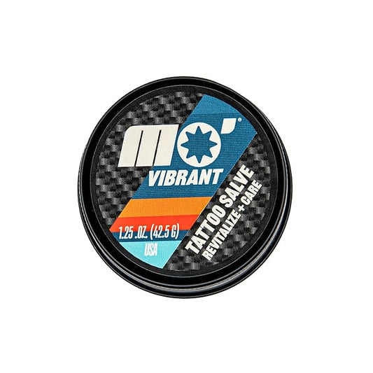 Mo’ Handsome Tattoo Salve – Hydrating Balm for New & Old Ink, Keeps Colors Vibrant & Skin Moisturized –Made in the USA, No Petroleum or Harsh Chemicals – Shea Butter & Vitamin E for Protection, Care
