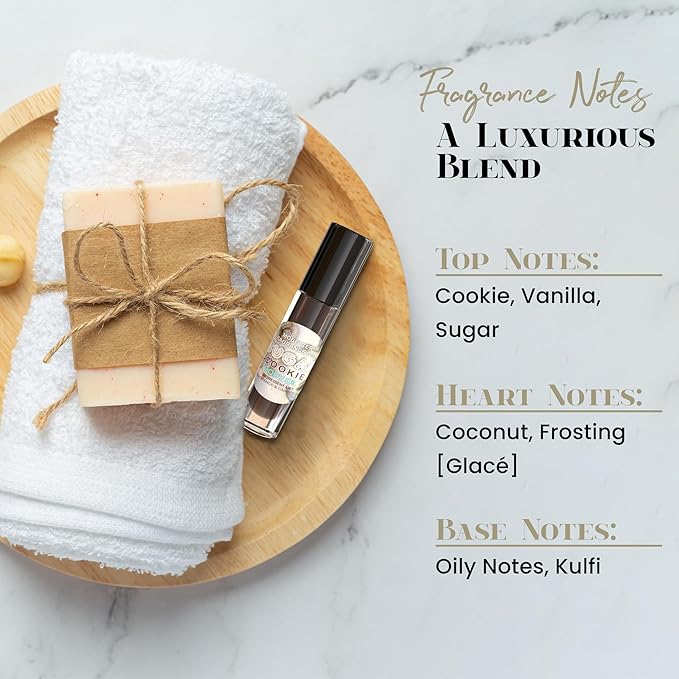 MOBETTER FRAGRANCE OILS Sugar Cookie Perfume Body Oil, Long Lasting, Travel Size Roll On