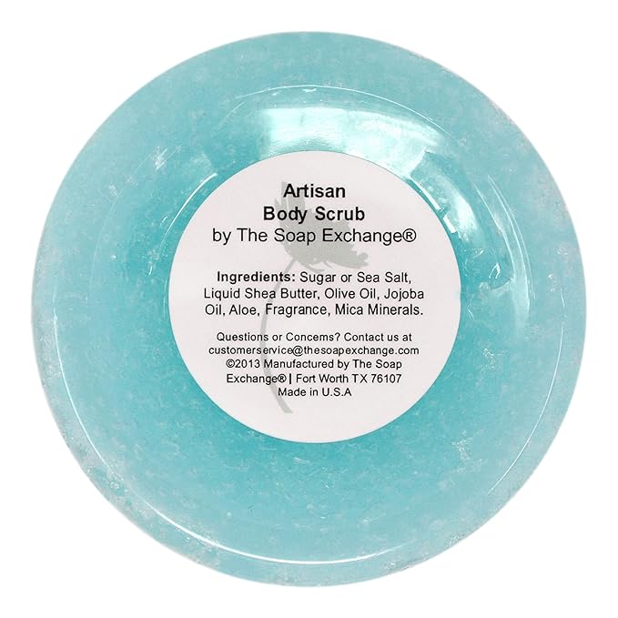 The Soap Exchange Sugar Body Scrub - Urban Scent - Hand Crafted 8 fl oz / 240 ml Natural Artisan Skin Care, Shea Butter, Exfoliate, Moisturize, & Protect. Made in the USA.