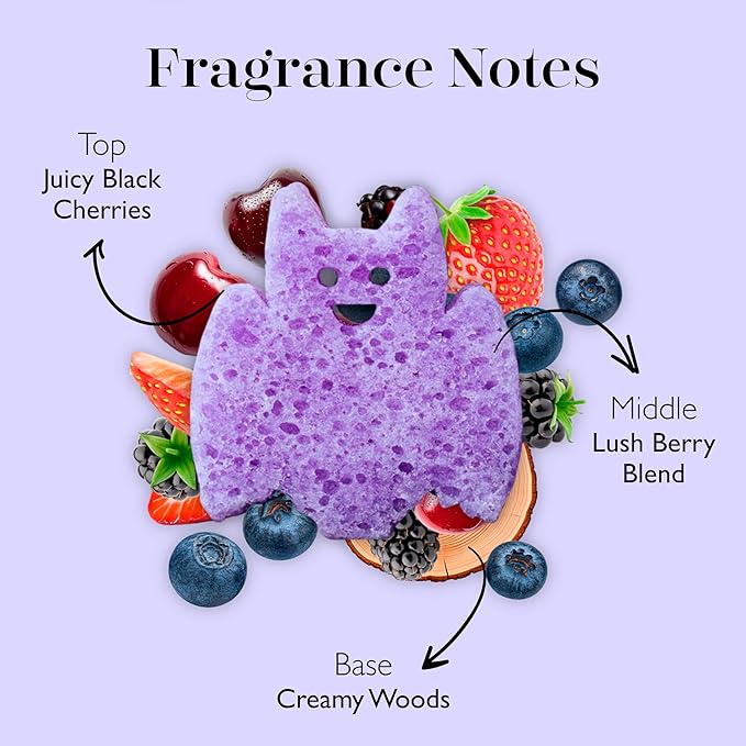 Spongelle Berry Bite Bat | Boo Pals Body Buffer