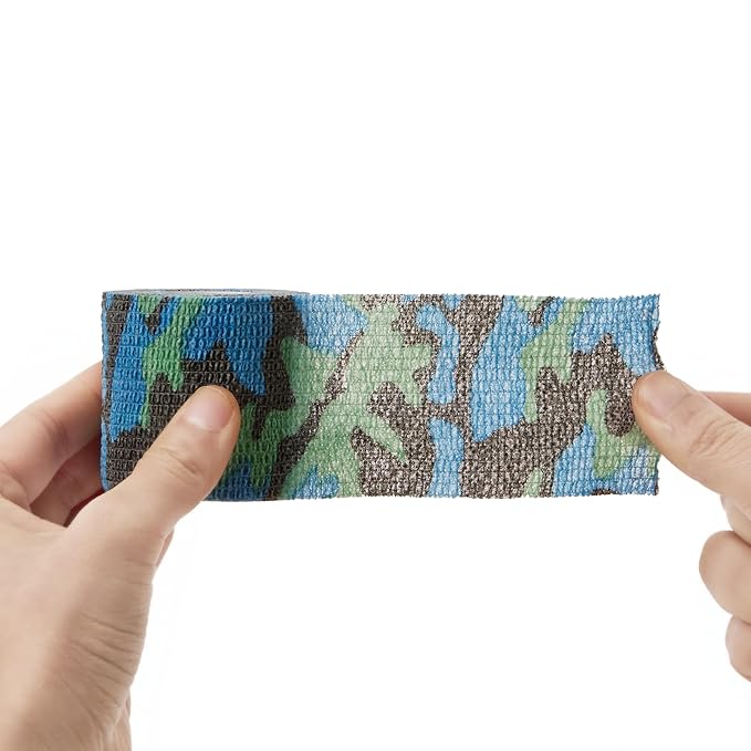 Sensi Wrap Grip Cover Sports Self Bandage Rolls 2-inch x 5-Yards 24pcs (Navy Seals)