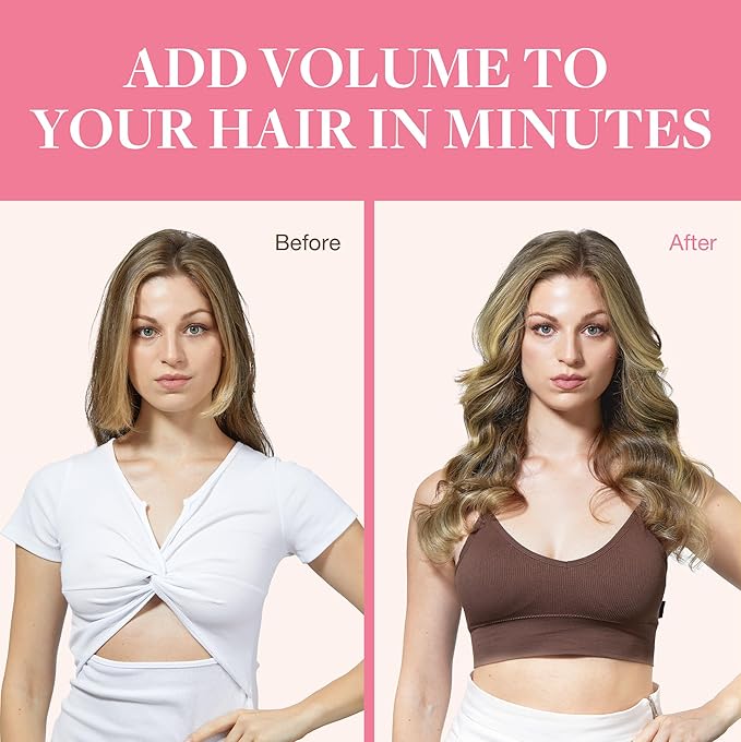 GOO GOO Clip in Hair Extensions Real Human Hair, Remy Human Hair Extensions Clip ins for Women, Natural Human Hair, 14inch 150g 9Pcs, 3/8/613 Balayage Walnut Brown to Ash Brown and Bleach Blonde