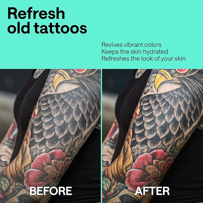 Tattoo Balm Stick – Maximum Strenght Tattoo Aftercare Healing Ointment – Travel Size Deluxe Tattoo Butter Moisturizer & Tattoo Numbing Cream, Lotion, Glide Alternative, Tattoo Care Supplies