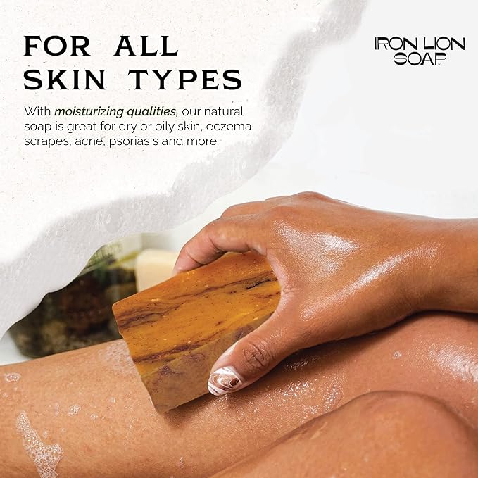 ILS Soap co - Bay Runner (Burnt Orange Peel, Cloves & Patchouli) All Natural Bar Soap for All Skin Types - Plant Based, Cold Process and Handmade in the USA (single bar)
