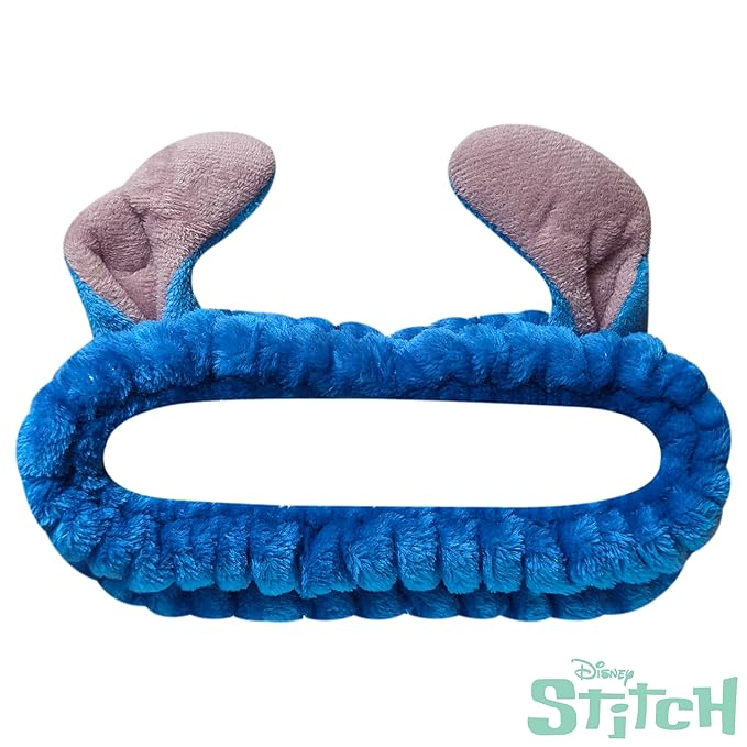 LUV HER Lilo & Stitch Girls Headbands - One Size Fits All, Soft Stretchy Fabric - The Stitch - Fun Fashion Accessory, Ages 3+