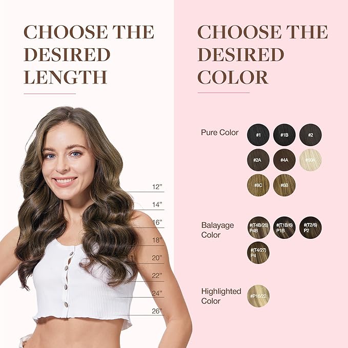 GOO GOO Clip in Hair Extensions Real Human Hair, Remy Human Hair Extensions Clip ins for Women, Natural Human Hair, 18inch 150g 9Pcs, 1B/6/1B Balayage Natural Black to Chestnut Brown
