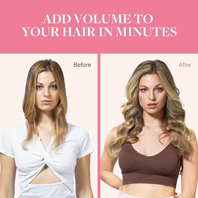 GOO GOO Clip in Hair Extensions Real Human Hair, Remy Human Hair Extensions Clip ins for Women, Natural Human Hair, 16inch 130g 7Pcs, 5A/90/16F Bahamian Balayage