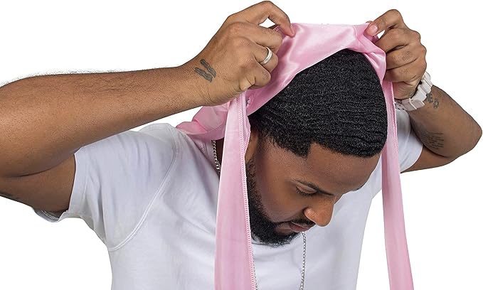 ForceWave Silky Durag for Men Wave Cap Satin Dorag for Men Women 360 Wave