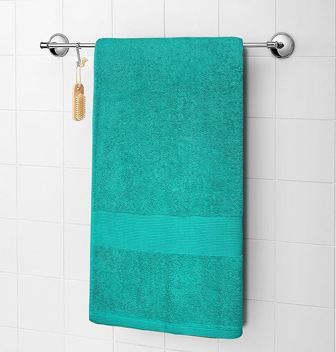 Softolle Luxury Bath Towels Set of 4 (27” x 54”) | Towels for Bathroom | Super Soft | Highly Absorbent Towels for Home, Spa, Gym (Teal)