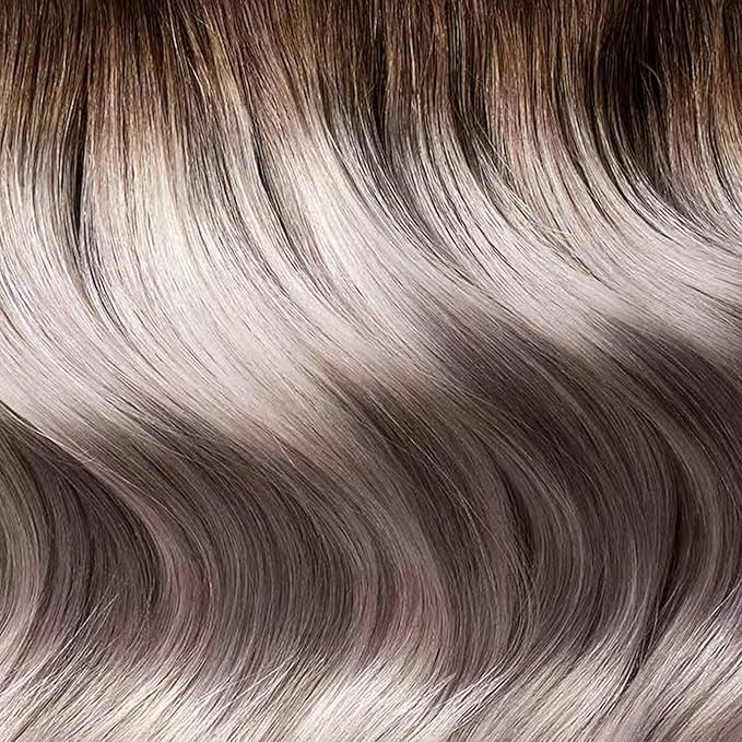 Luxy 100% Remy Human Hair - Seamless Clip-In Hair Extensions - Multi-Dimensional Color for Natural Blending, Adds Volume & Length 240 grams 24" Dimensional Rooted Ash Blonde