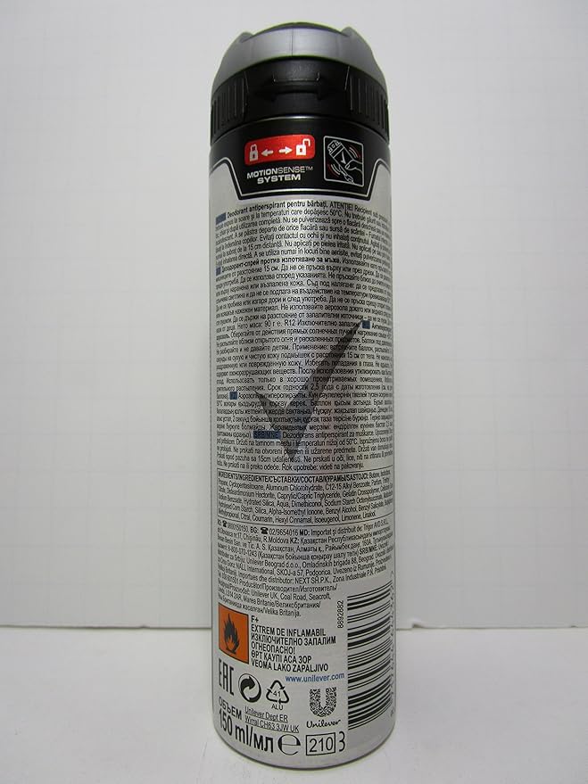 Rexona Men Invisible Ice Fresh Antiperspirant Aerosol Deodorant, 150 ml