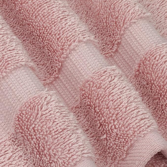 Chakir Turkish Linens | Hotel & Spa Quality 100% Cotton Luxury Turkish Towels | Soft & Absorbent (30x60 Inches Extra Large Bath Towels, Set of 4 - Pink)