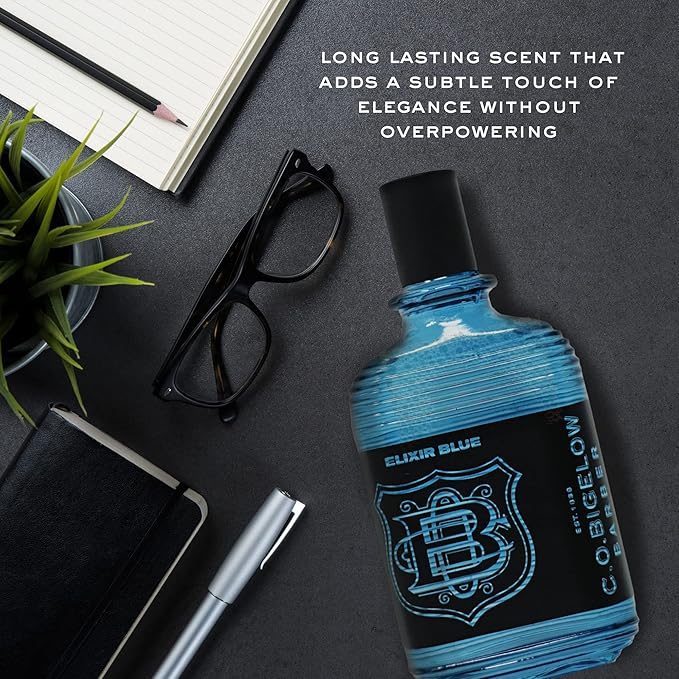 C.O. Bigelow Elixir Blue Cologne for Men, Watery Marine Fragrance, Long Lasting Men's Cologne, Elixir Perfume for Men, 2.5 Fl Oz