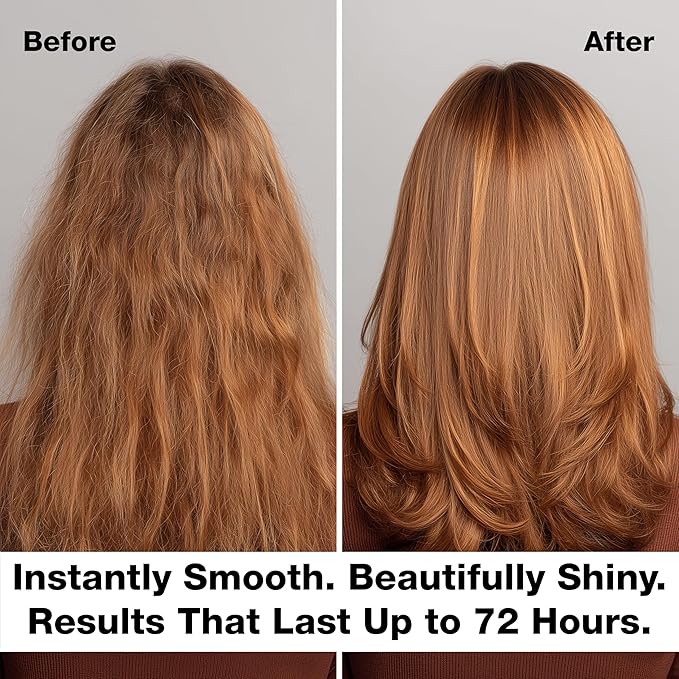 GK HAIR Oil - Argan Oil Heat Protectant Serum -Lightweight Hair Serum -Perfect For Keratin,Frizzy, Curly, Dry & Damaged ends-Adds Shine and Smooths,Paraben, Phthalate and Sulfate Free (1.69 oz)