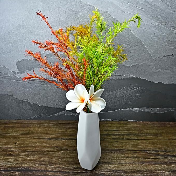 Pack of 2 Real Touch Flowers Hawaiian Flower Hair Clips Plumeria Hibiscus Hair Clips Handmade Hair Accessories for Beach Wedding Bridal Party Mother's Day Women Girls Holiday Gifts (c-813, 2pcs)