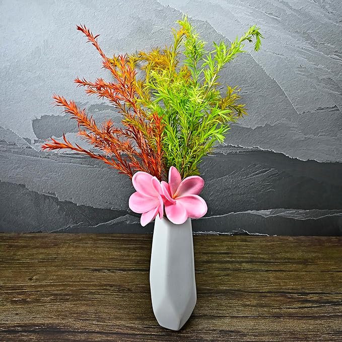 Pack of 2 Real Touch Flowers Hawaiian Flower Hair Clips Plumeria Hibiscus Hair Clips Handmade Hair Accessories for Beach Wedding Bridal Party Mother's Day Women Girls Holiday Gifts (c-823, 2pcs)