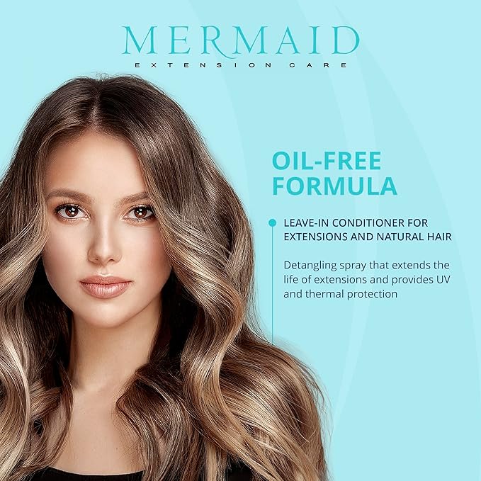 Leave-in Conditioner, Heat Protectant, Detangling, Moisturizing Formula for Hair Extensions, 8 fl oz