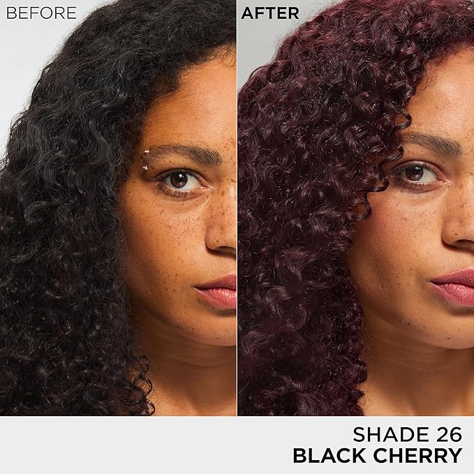 L’Oreal Paris Feria Multi-Faceted Shimmering Permanent Hair Color, High Intensity Hair Dye for 3X Highlights, 26 Black Cherry (Deepest Magenta), 1 Hair Dye Kit