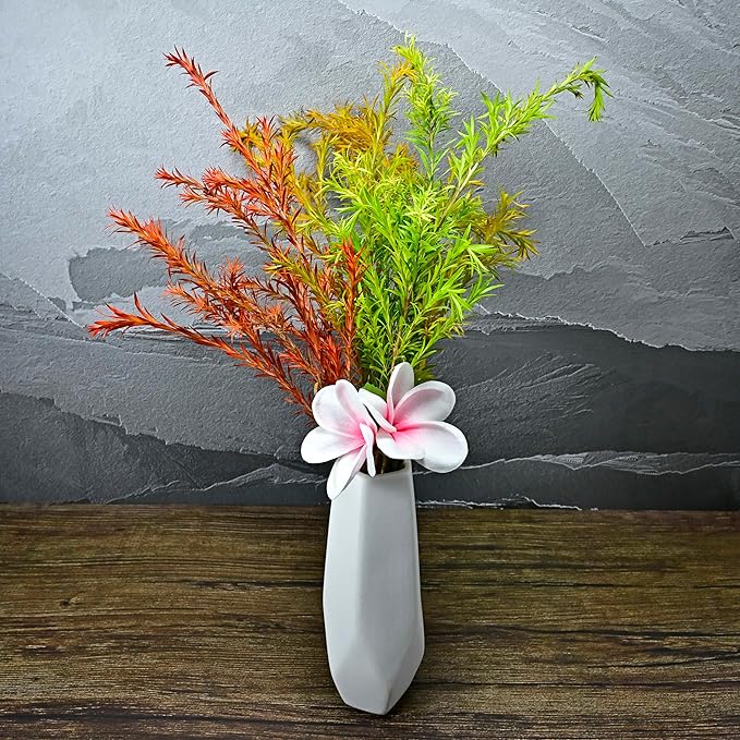 Pack of 2 Real Touch Flowers Hawaiian Flower Hair Clips Plumeria Hibiscus Hair Clips Handmade Hair Accessories for Beach Wedding Bridal Party Mother's Day Women Girls Holiday Gifts (c-816, 2pcs)