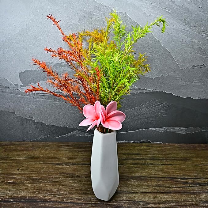 Pack of 2 Real Touch Flowers Hawaiian Flower Hair Clips Plumeria Hibiscus Hair Clips Handmade Hair Accessories for Beach Wedding Bridal Party Mother's Day Women Girls Holiday Gifts (c-832, 2pcs)
