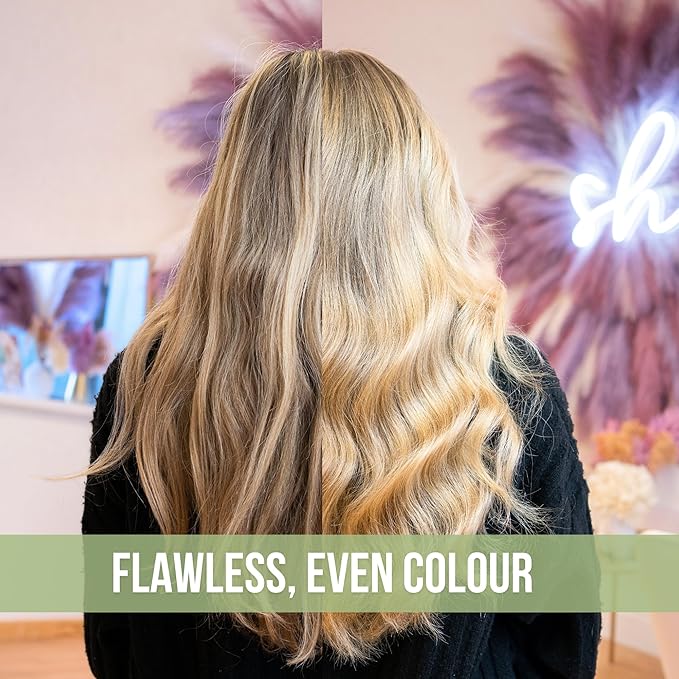 Simply Hair Pop-Up Hair Foil - 500 Pre-Cut & Folded Sheets for Hair Dye, Highlights & Balayage - Embossed, No-Slip Grip - Pop-Up Dispenser - 12.7x27.9cm - Palm Leaf