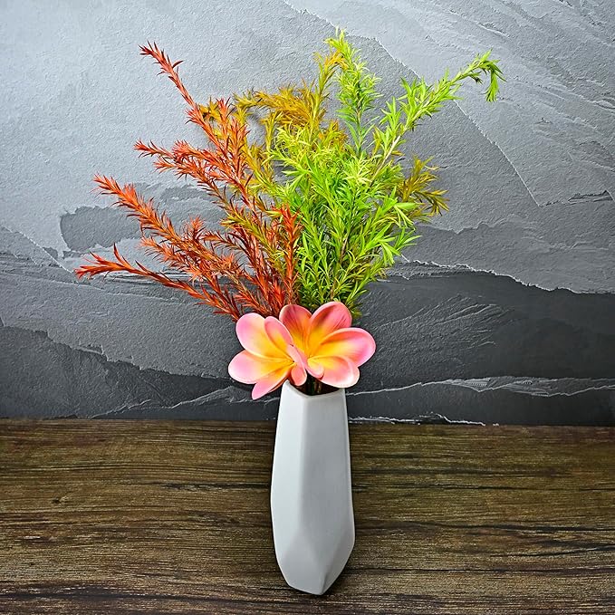 Pack of 2 Real Touch Flowers Hawaiian Flower Hair Clips Plumeria Hibiscus Hair Clips Handmade Hair Accessories for Beach Wedding Bridal Party Mother's Day Women Girls Holiday Gifts (c-806, 2pcs)