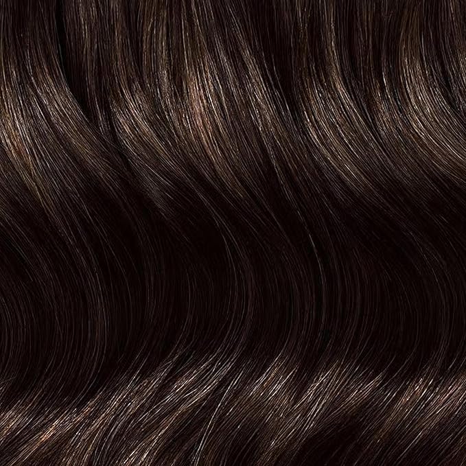 Luxy 100% Remy Human Hair, Classic 160g Clip-In Hair Extensions - 10 Wefts Multi-Dimensional Color for Natural Blending, Adds Volume & Length, Easy Apply & Remove 20" Dimensional Rooted Espresso Brown