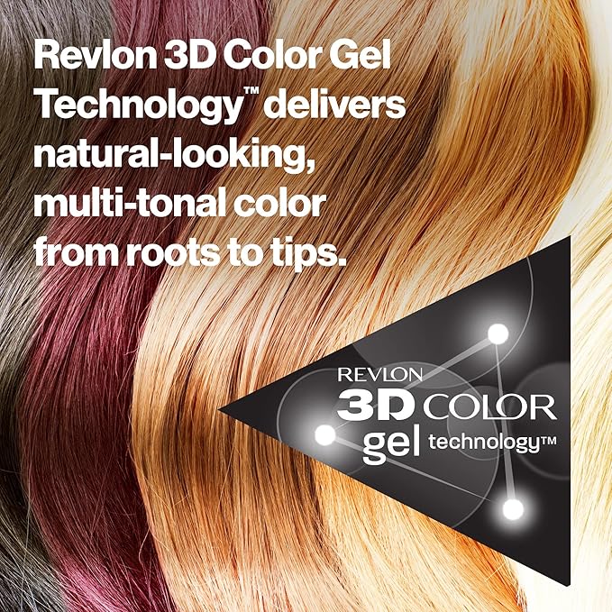 Revlon ColorSilk Hair Color 34 Deep Burgundy 1 Each (Pack of 6)