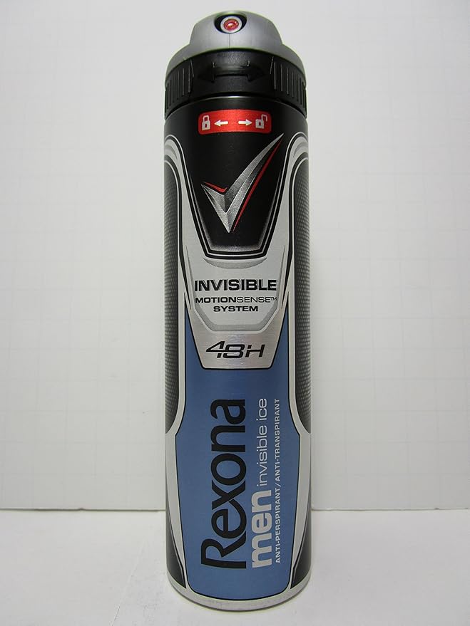 Rexona Men Invisible Ice Fresh Antiperspirant Aerosol Deodorant, 150 ml