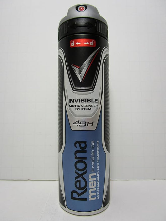 Rexona Men Invisible Ice Fresh Antiperspirant Aerosol Deodorant, 150 ml