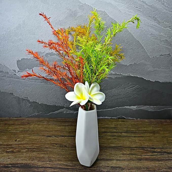 Pack of 2 Real Touch Flowers Hawaiian Flower Hair Clips Plumeria Hibiscus Hair Clips Handmade Hair Accessories for Beach Wedding Bridal Party Mother's Day Women Girls Holiday Gifts (c-811, 2pcs)