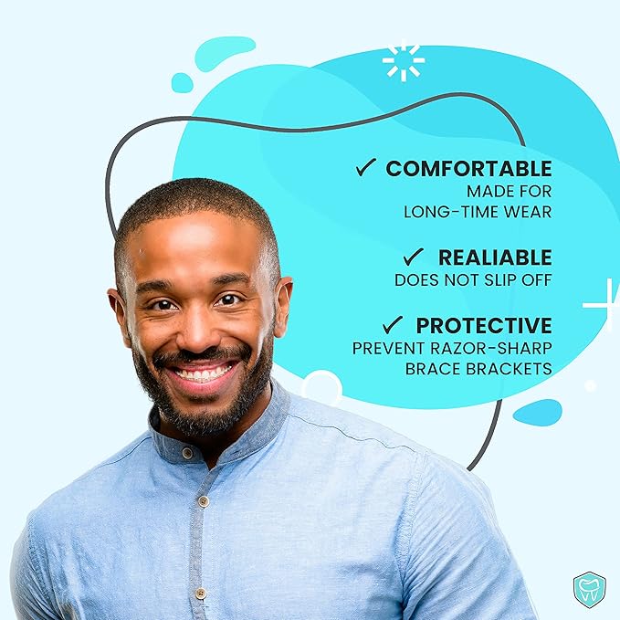 Fresh Knight Braces Wax. Dental Wax for Braces & Aligners - Premium Orthodontic Strips Food Grade (Multicolor)