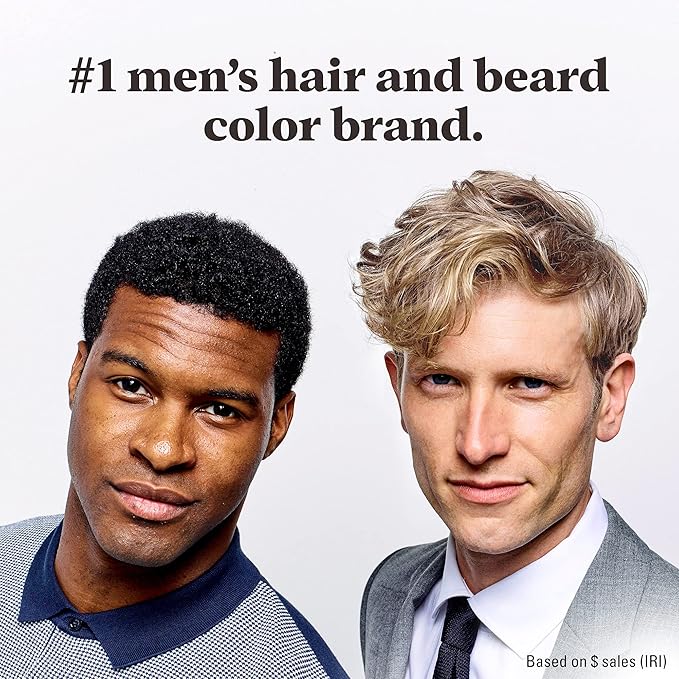 Just For Men Shampoo-In Color (Formerly Original Formula), Mens Hair Color with Keratin and Vitamin E for Stronger Hair - Rich Dark Brown, H-47, Pack of 1