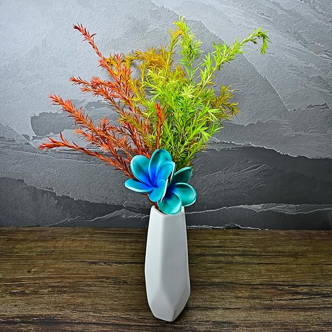 Pack of 2 Real Touch Flowers Hawaiian Flower Hair Clips Plumeria Hibiscus Hair Clips Handmade Hair Accessories for Beach Wedding Bridal Party Mother's Day Women Girls Holiday Gifts (c-837, 2pcs)