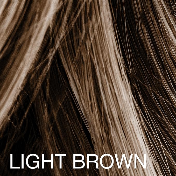 Mane Hair Thickener 200 ml with a Shampoo and Conditioner (Light Brown)