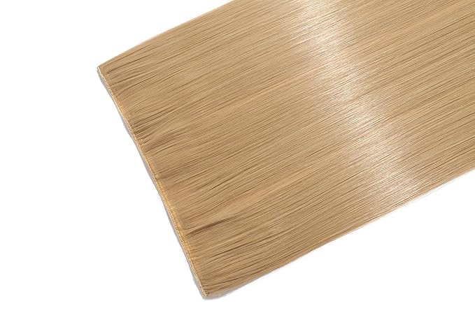 S-noilite Elegant 30"(76cm) Longest Straight Dark Blonde Mix Bleach Blonde 3/4 Full Head One Piece 5 Clips Clip in Hair Extensions