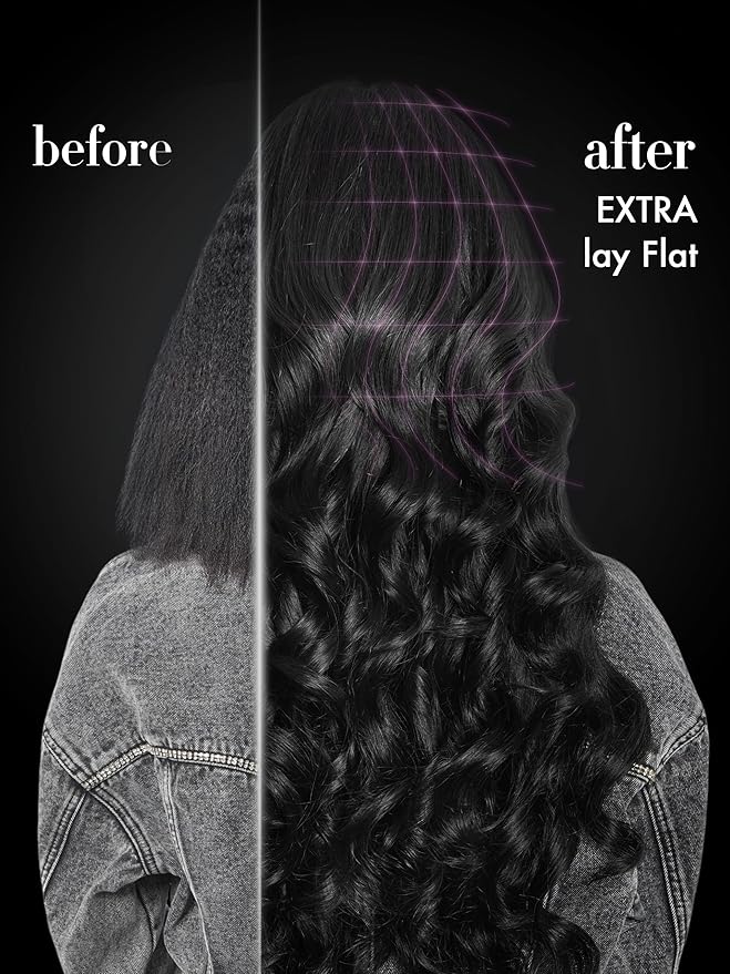 LUVME Body Wave Seamless 110g 7Pcs Clip in Hair Extensions Full Max with 18inch Remy Human Hair Extensions, Natural Black 100% Real Soft Hair