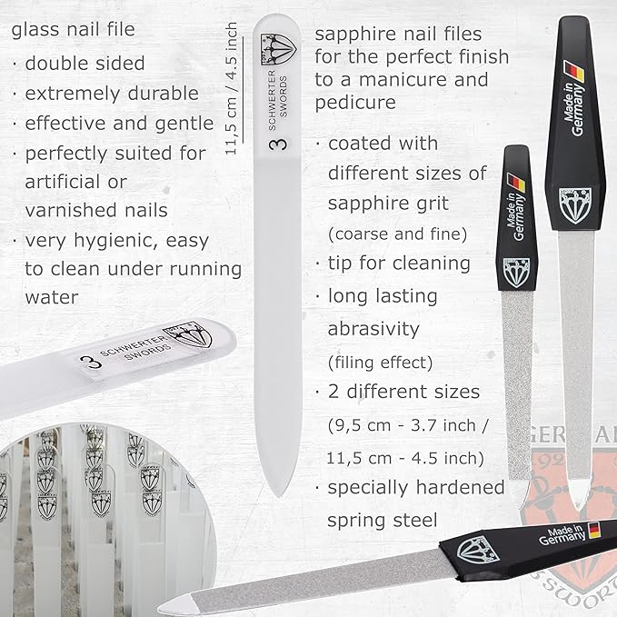 3 Swords Germany - brand quality 16 piece manicure pedicure grooming kit set fashion leather case light pink, Made in Germany