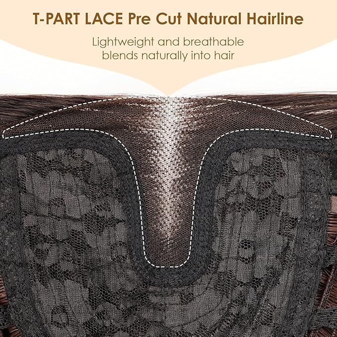 AISI HAIR Ombre Blonde Wig for Women Medium Length Wave Curly Glueless Synthetic Heat Resistant Hair Wigs for Daily Party Cosplay