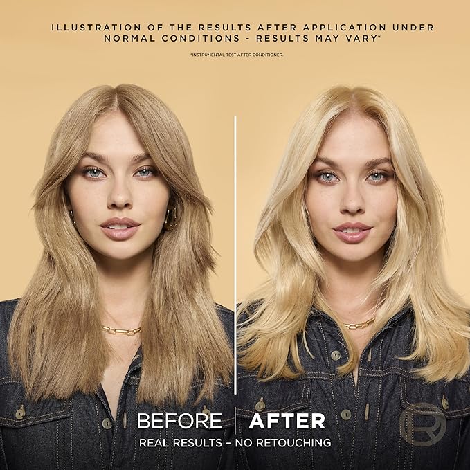 L'Oreal Paris Superior Preference Luminous Fade-Defying Permanent Hair Color, Hair Dye For Up to 9 Weeks of Radiance, Medium Ash Blonde 7.5A, 1 Hair Dye Kit