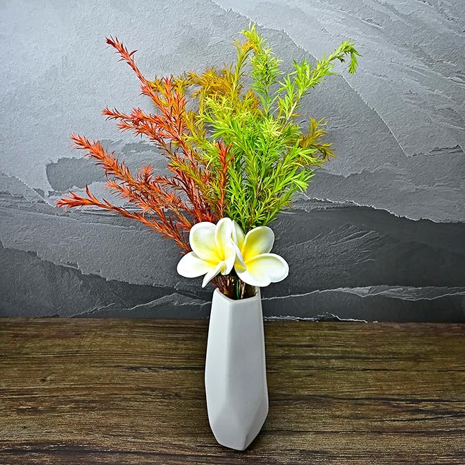 Pack of 2 Real Touch Flowers Hawaiian Flower Hair Clips Plumeria Hibiscus Hair Clips Handmade Hair Accessories for Beach Wedding Bridal Party Mother's Day Women Girls Holiday Gifts (c-814, 2pcs)