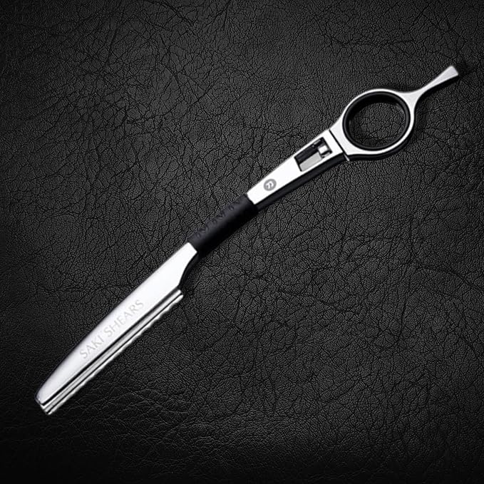 Saki Shears Professional 6" Hair Shears Set - Includes Scissors, Thinning Shears and Hair Razor - Crafted from Premium Japanese Steel for Long Lasting Razor Sharp Blades (Wabi Sabi)