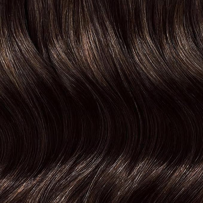 Luxy 100% Remy Human Hair Extensions for Thin Hair Thinning Hair Fill-Ins – 6 Seamless Wefts Multi-Dimensional Color Blend - Natural-Looking Volume & Coverage 95 grams 20" Dimensional Espresso Brown